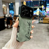 名入れオーダーメイド iPhone用ケース｜PUレザー 耐衝撃・保護ケース iPhone 11～17 Pro Max・Plus対応