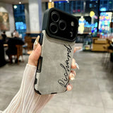 名入れオーダーメイド iPhone用ケース｜PUレザー 耐衝撃・保護ケース iPhone 11～17 Pro Max・Plus対応
