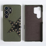 Galaxy S26 Ultra 対応 フルグレインレザーケース｜スターパンク ラグジュアリーエディション