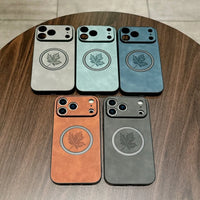 メープルリーフ MagSafe対応 フルカメラ保護 耐衝撃シェル 5色 iPhone17用ケース