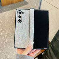 シンプル ゴージャス きらびやかな 可愛い ラインストーンヒンジ保護 SamsungGalaxy用ケース
