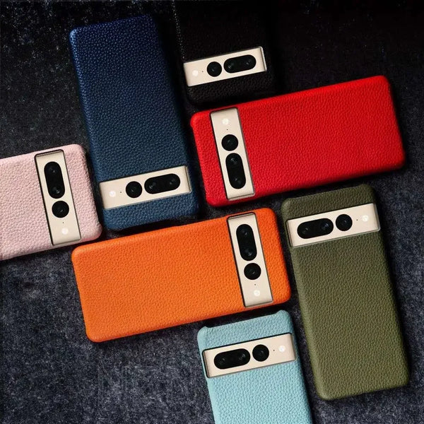 大人カッコイイ 本革スマホケース  7色 Google Pixel用ケース