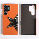Galaxy S26 Ultra 対応 フルグレインレザーケース｜スターパンク ラグジュアリーエディション