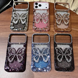 グラデーション カラーグリッター ダイヤモンドケースストーン入り 4色 iPhone用 ケース