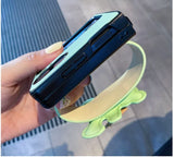 キュートなくまちゃんのリストバンド ストラップ付き2色 iPhone用ケース Samsung Galaxy Z Flip用ケース