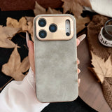 大人カッコいい 柔らかラムスキン( lambskin Leather) 4色 iPhone用ケース