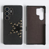 Galaxy S26 Ultra 対応 フルグレインレザーケース｜スターパンク ラグジュアリーエディション