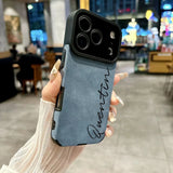 名入れオーダーメイド iPhone用ケース｜PUレザー 耐衝撃・保護ケース iPhone 11～17 Pro Max・Plus対応