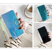 ３D Bright 光の反射でキラキラ　ミラー風 手帳型 ６色　iPhone用ケース(12~15シリーズ対応）