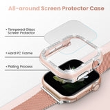 新商品　Bling Glass+スクリーンプロテクター付き 11色 Apple Watch用 Case