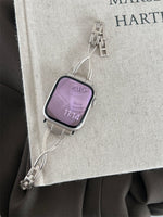 超軽量メタルブレスレット型 Lattice模様  Apple Watch用 Band
