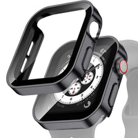 強化ガラスカバー付き保護フィルム スクリーンプロテクター 18色 Glass+Cover Apple Watch用ケース　