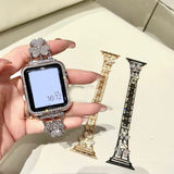 ラグジュアリーダイヤのクローバーが輝く大人可愛い３色 Apple Watchベルト＆保護ケース