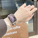 超軽量メタルブレスレット型 MetalとレジンMixチェーンの  Apple Watch用 Band