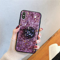 キラキラグリッター　ダイヤモンドグリップトック　iPhone/Galaxyカバー