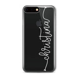 カスタマイズ可能　縦ライン　クリアケース　iPhoneケース-Magnolia Trend Store