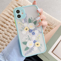 ガーリーなやさしい花柄　2色　半透明　iPhoneケース-Magnolia Trend Store