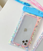 防水プールビーチ用　パステルカラー11色　iPhoneバッグ