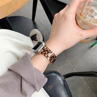 ヒョウ柄マーブル迷彩　4色　Apple Watchベルト