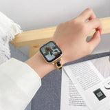 上品細身レザーチェーン　7色　Apple Watch ベルト