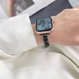 上品細身レザーチェーン　7色　Apple Watch ベルト