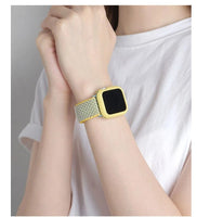 ファブリックパターン　キュートな5色　Apple Watchベルト
